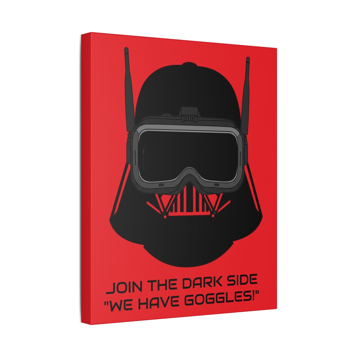 Canvas Print - FPV Funny Starwars Design
