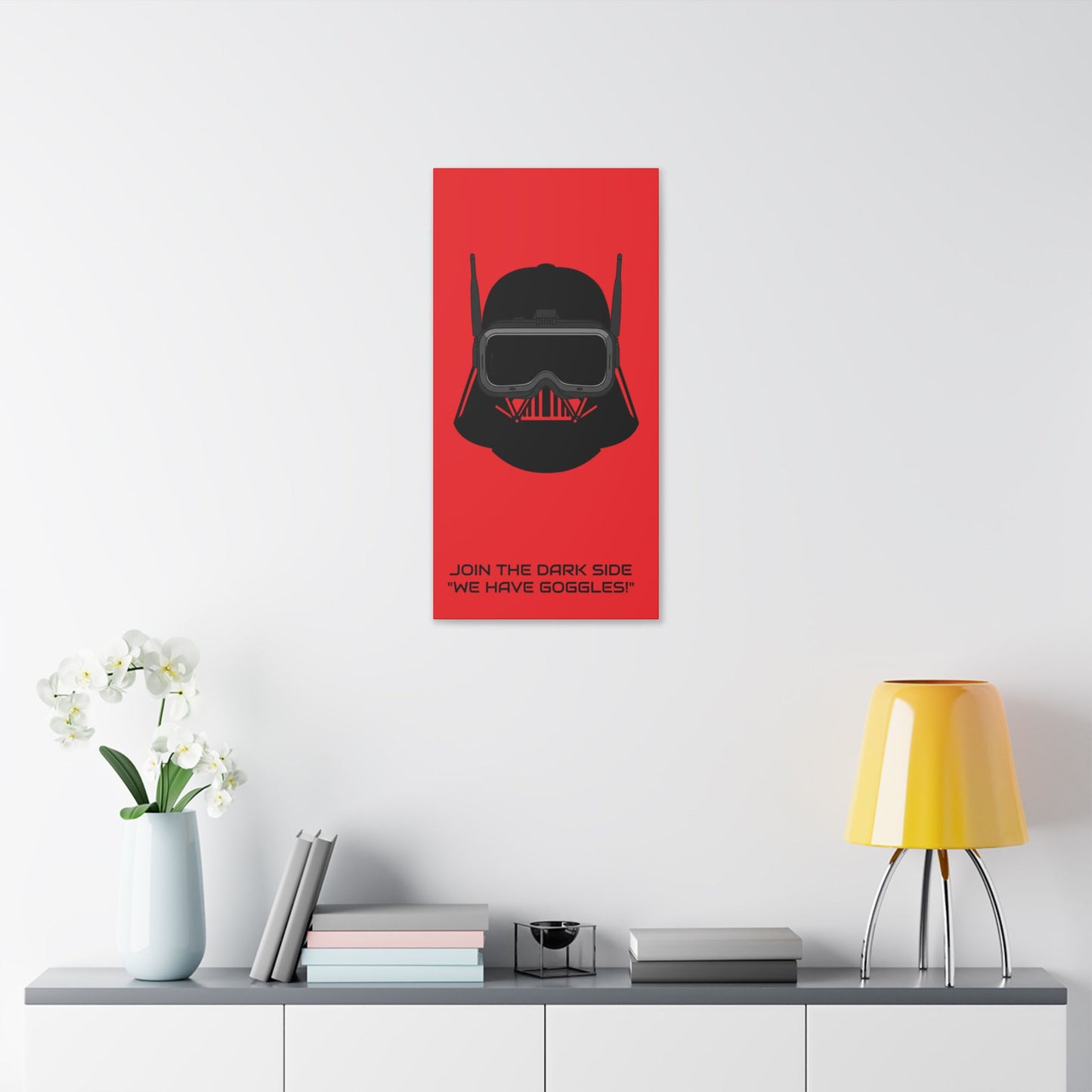 Canvas Print - FPV Funny Starwars Design