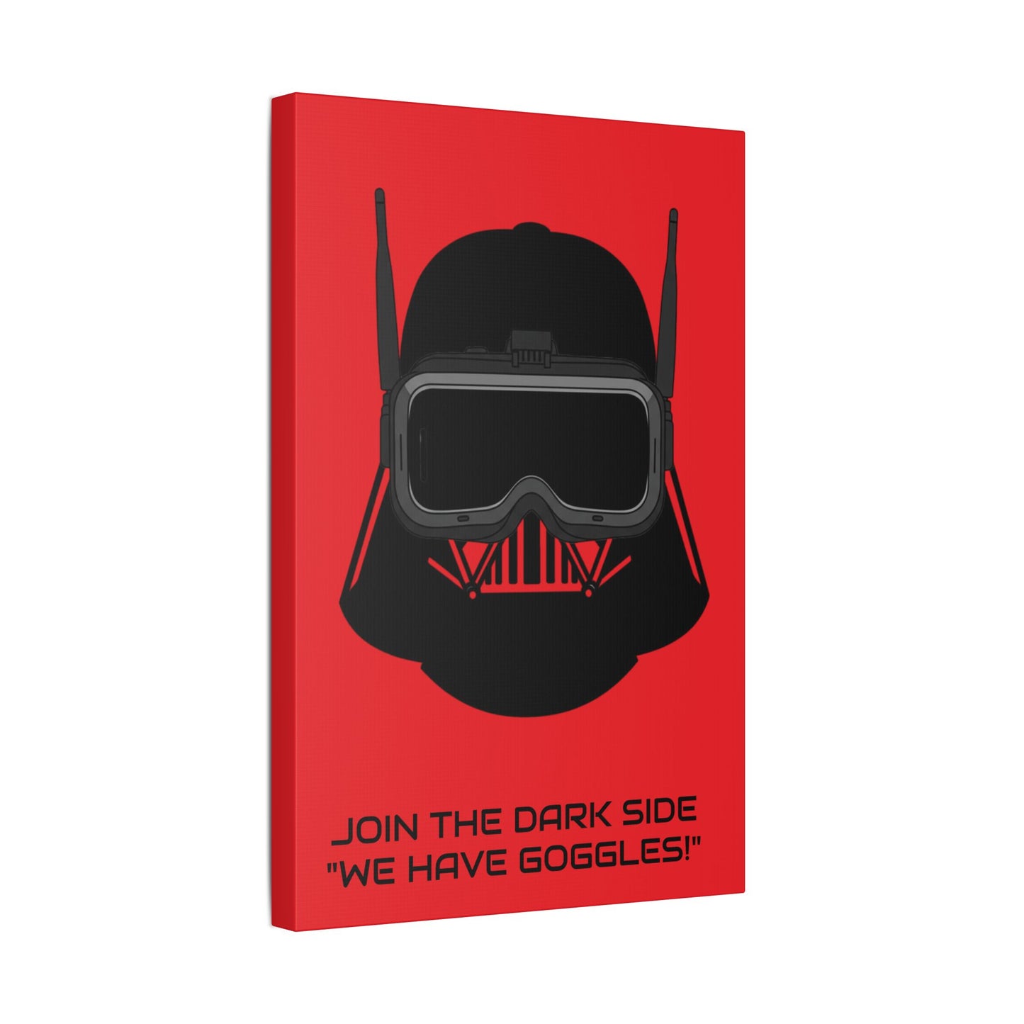Canvas Print - FPV Funny Starwars Design