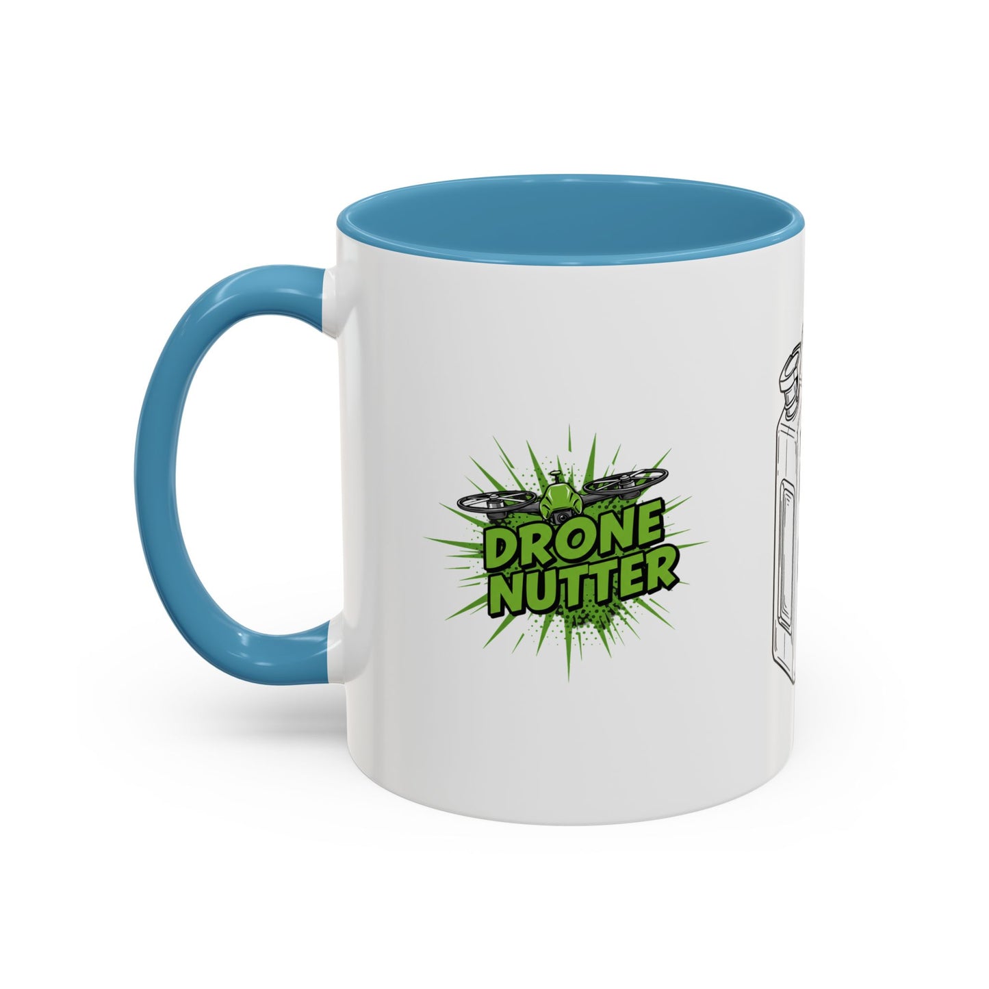 Drone Fuel Coffee Mug - Funny Mug for Pilots, Coffee Lovers, and Gift for Drone Enthusiasts, Office Humor, Personalized Drinkware