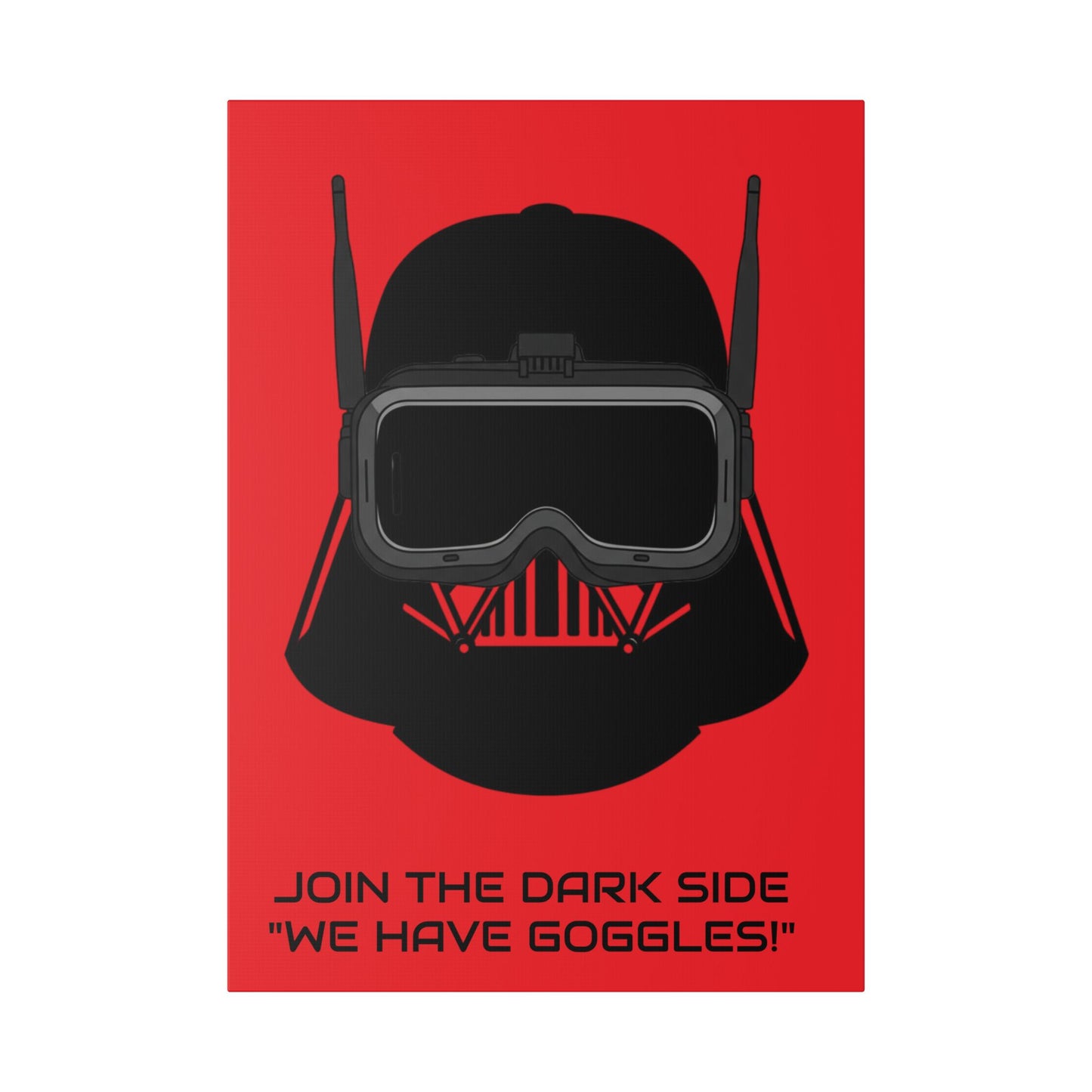Canvas Print - FPV Funny Starwars Design