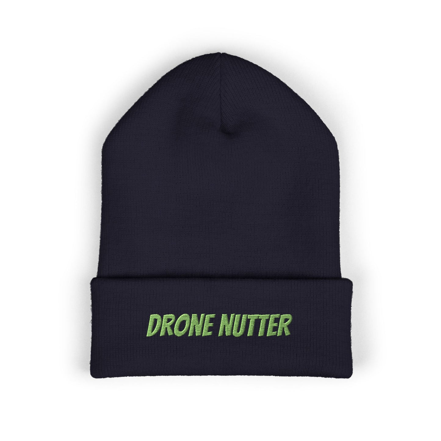 Drone Nutter Beanie, Classic Cuffed Beanie, Funny Gifts for Drone Lovers, Winter Wear, Casual Style Hat