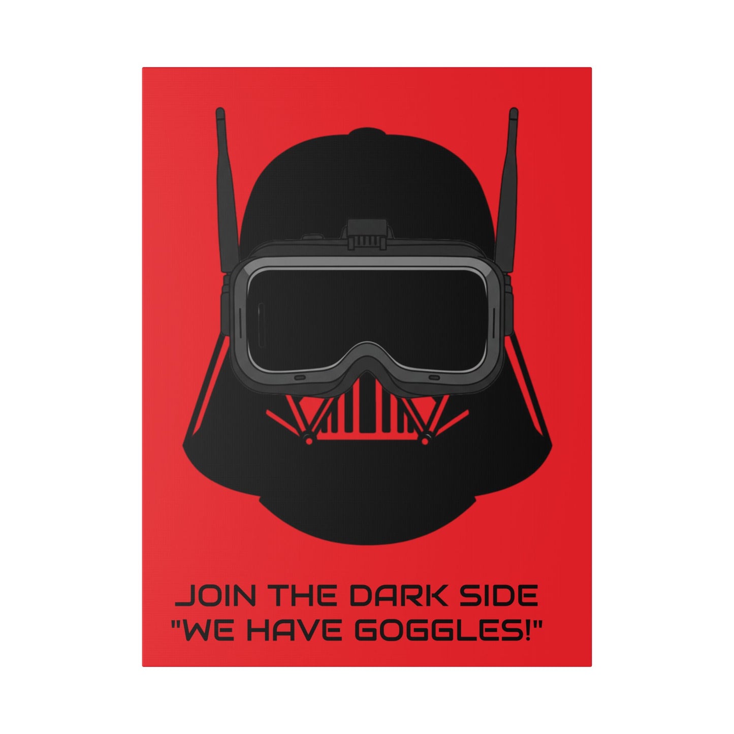 Canvas Print - FPV Funny Starwars Design