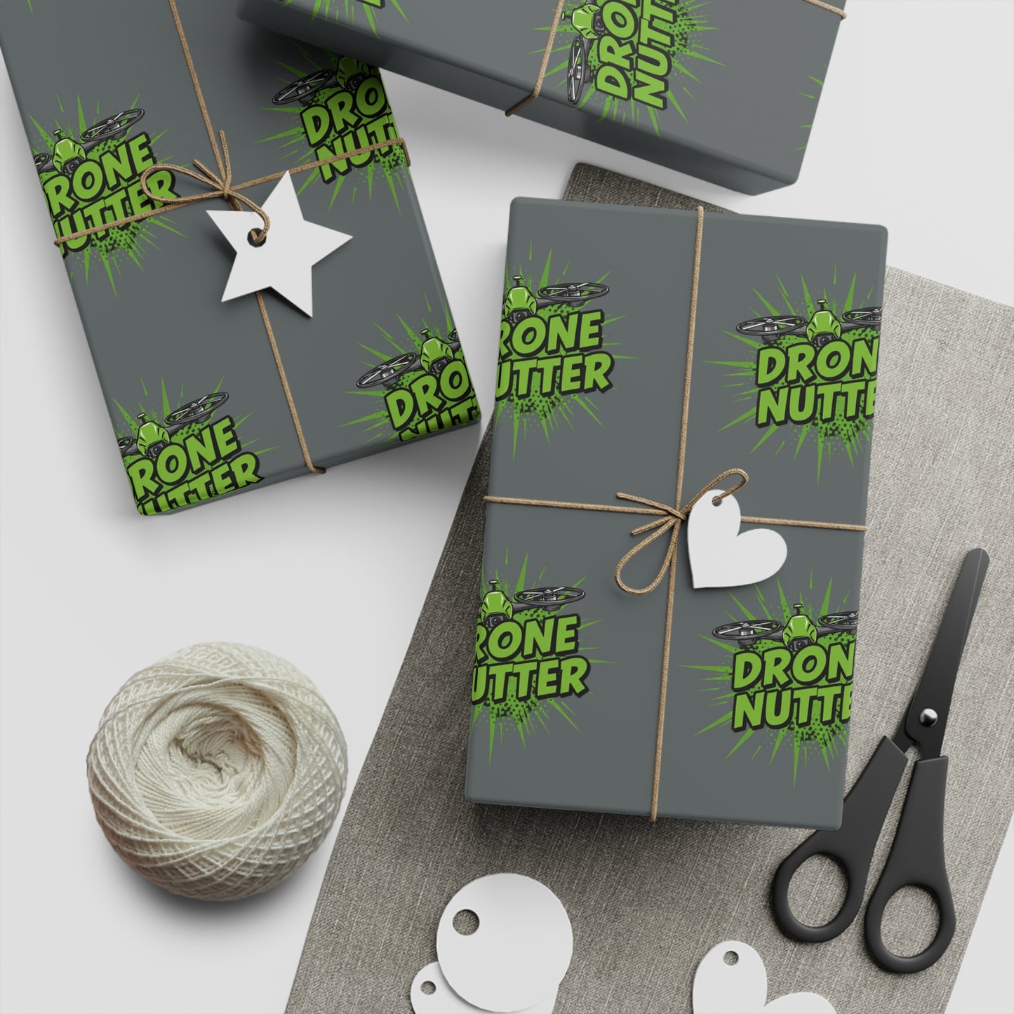 Funny Gift Wrapping Paper, Unique Gift Wrap for Birthdays, Holidays, Drone Enthusiast Gifts, Eco-Friendly Wrap, Fun Party Supplies