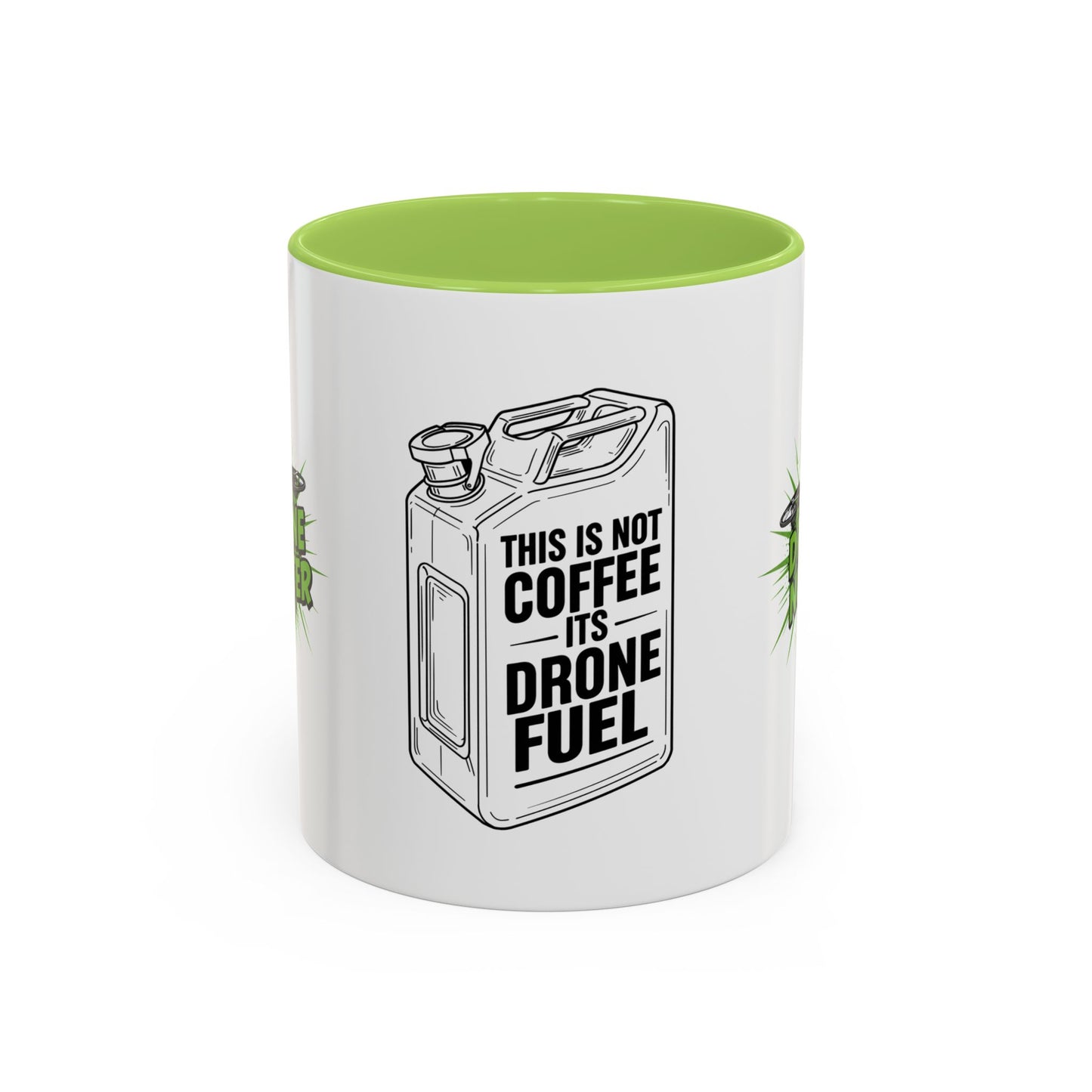 Drone Fuel Coffee Mug - Funny Mug for Pilots, Coffee Lovers, and Gift for Drone Enthusiasts, Office Humor, Personalized Drinkware