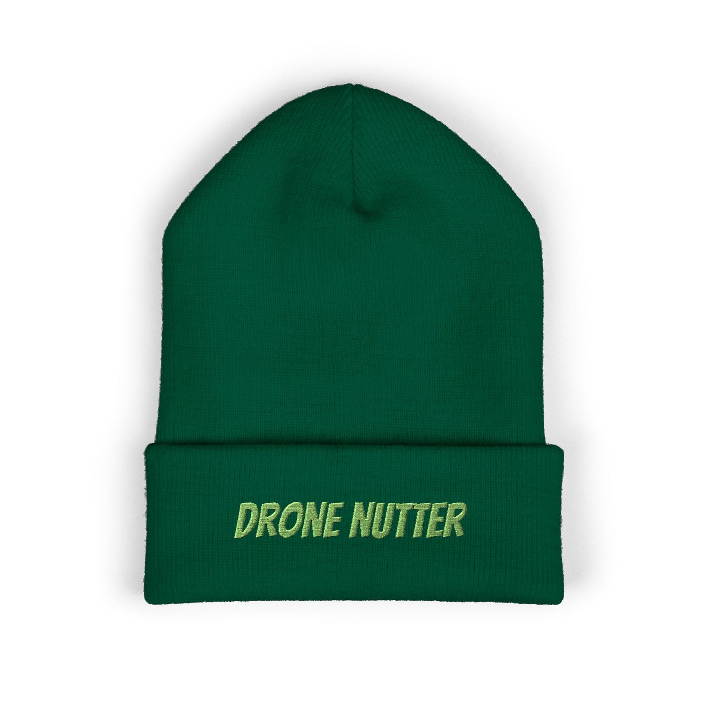 Drone Nutter Beanie, Classic Cuffed Beanie, Funny Gifts for Drone Lovers, Winter Wear, Casual Style Hat