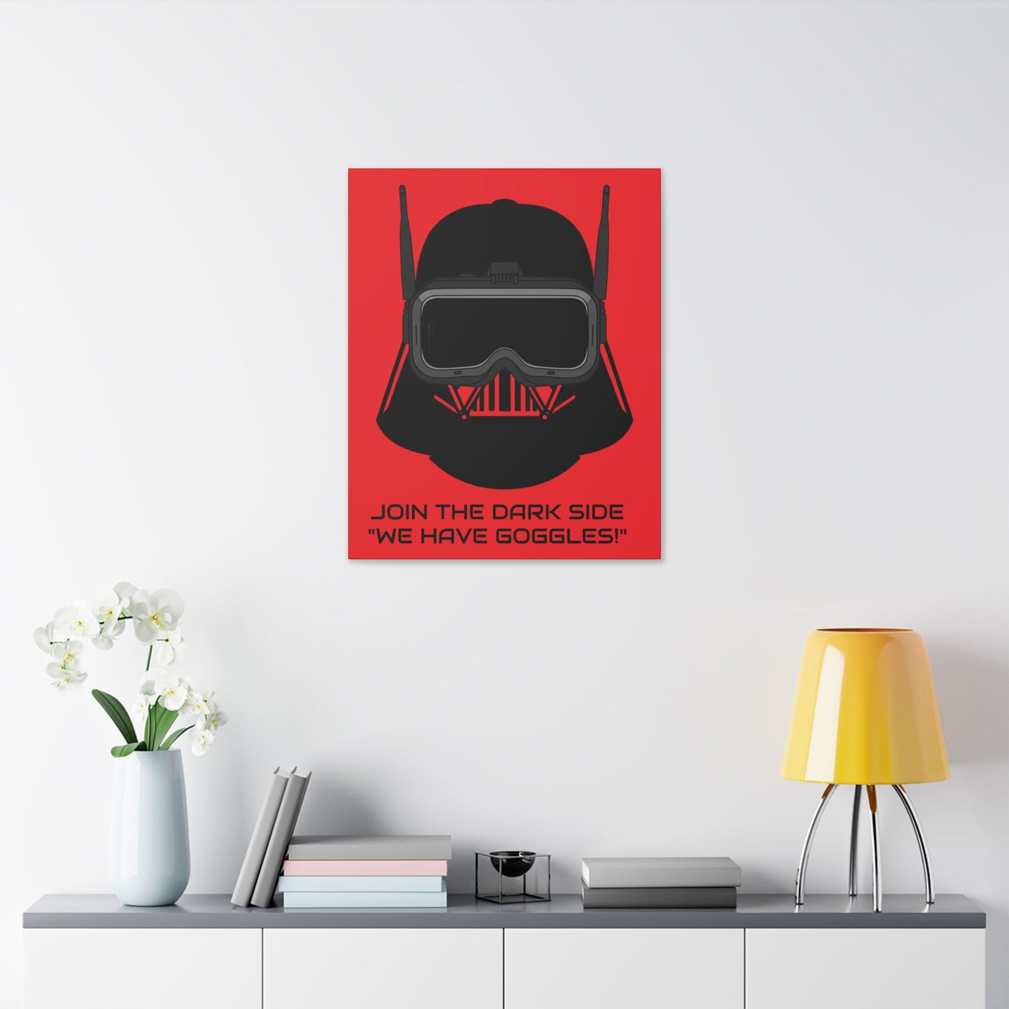 Canvas Print - FPV Funny Starwars Design