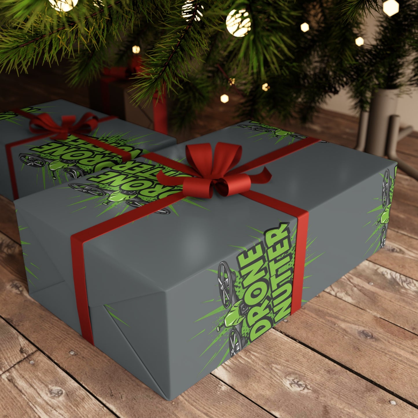 Funny Gift Wrapping Paper, Unique Gift Wrap for Birthdays, Holidays, Drone Enthusiast Gifts, Eco-Friendly Wrap, Fun Party Supplies