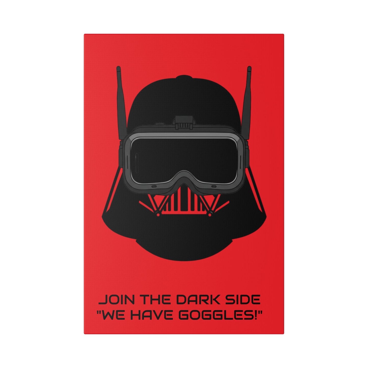 Canvas Print - FPV Funny Starwars Design