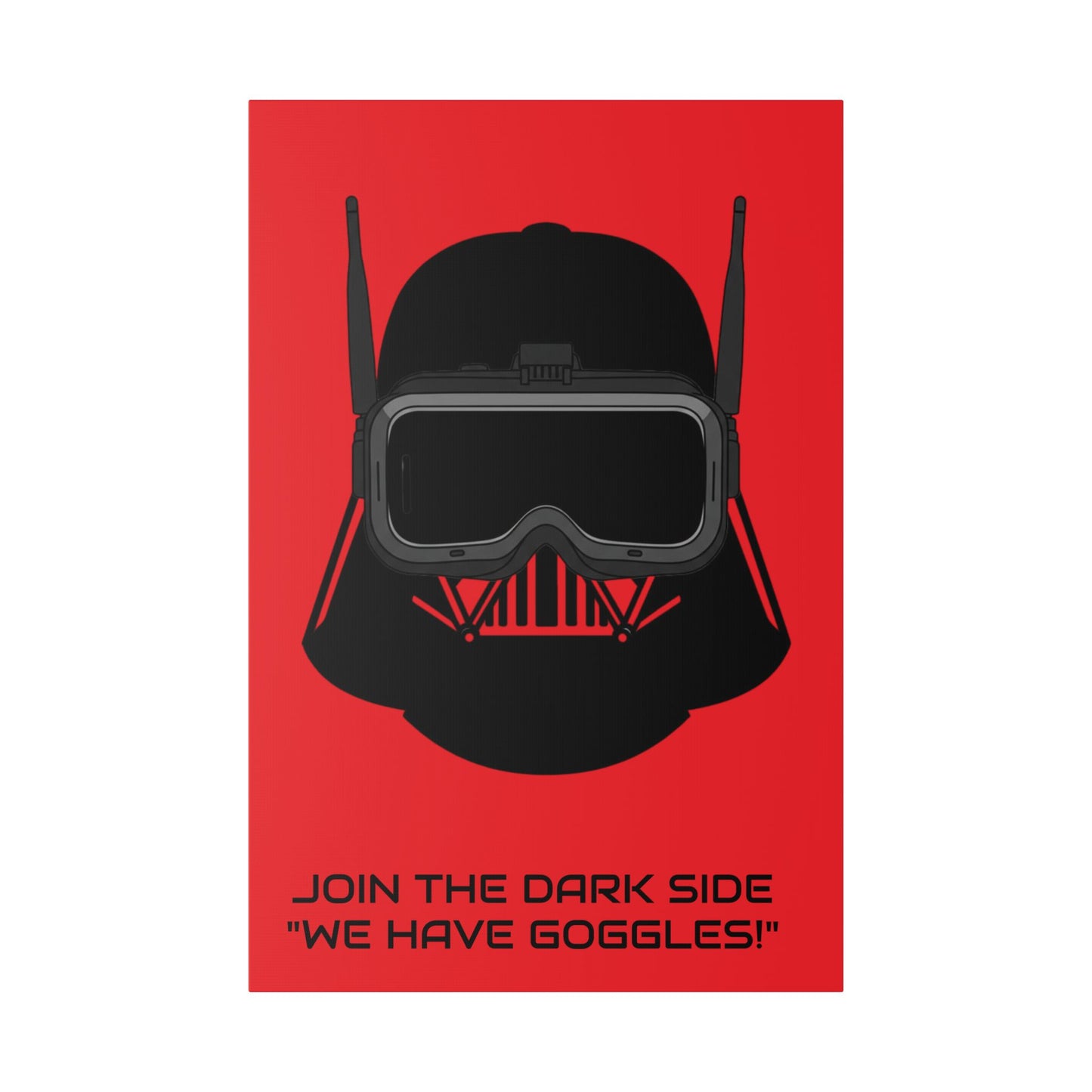 Canvas Print - FPV Funny Starwars Design