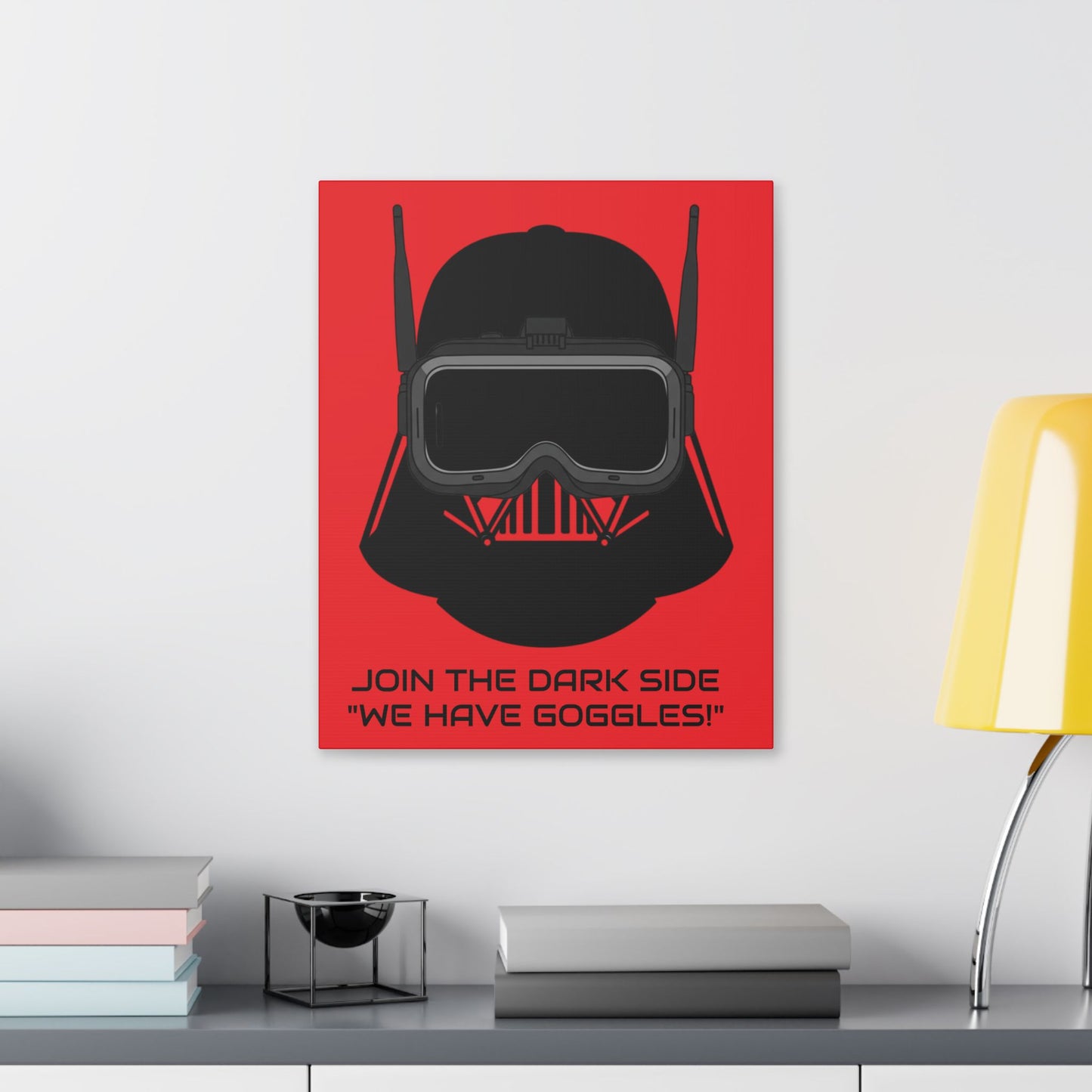 Canvas Print - FPV Funny Starwars Design