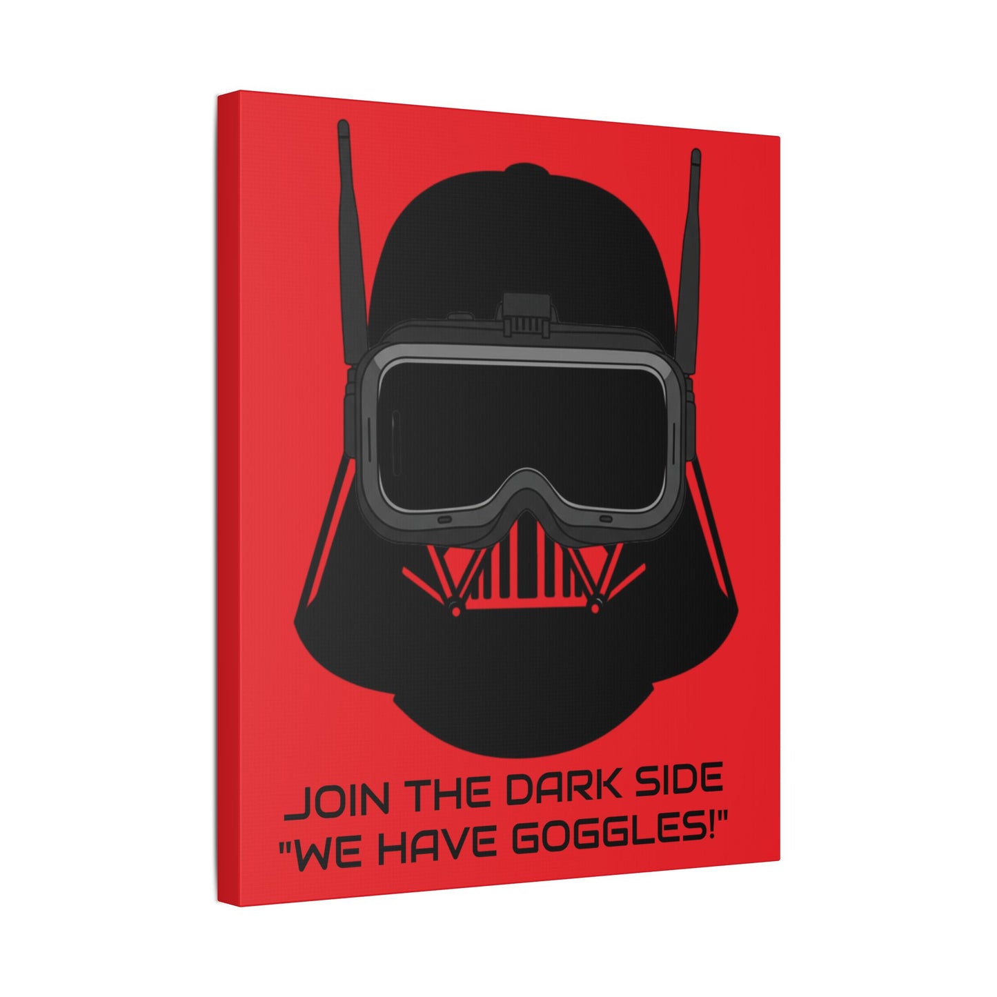 Canvas Print - FPV Funny Starwars Design