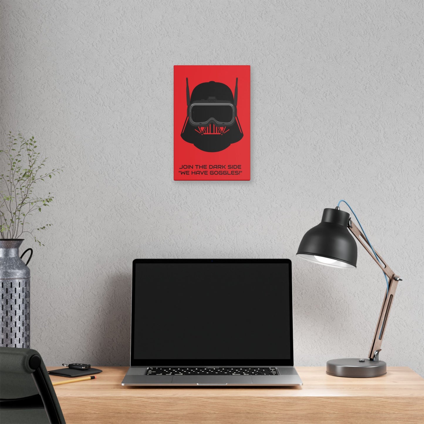 Canvas Print - FPV Funny Starwars Design