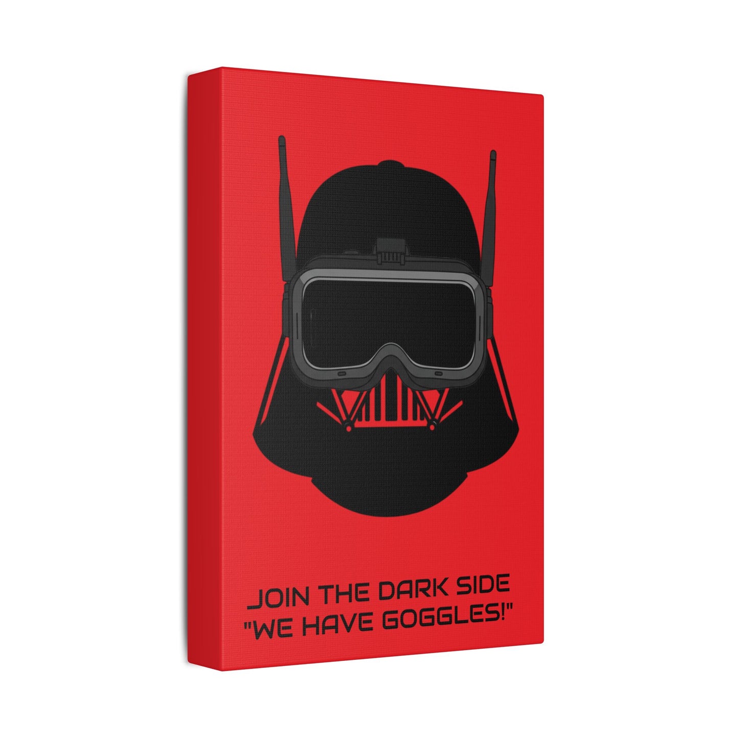 Canvas Print - FPV Funny Starwars Design