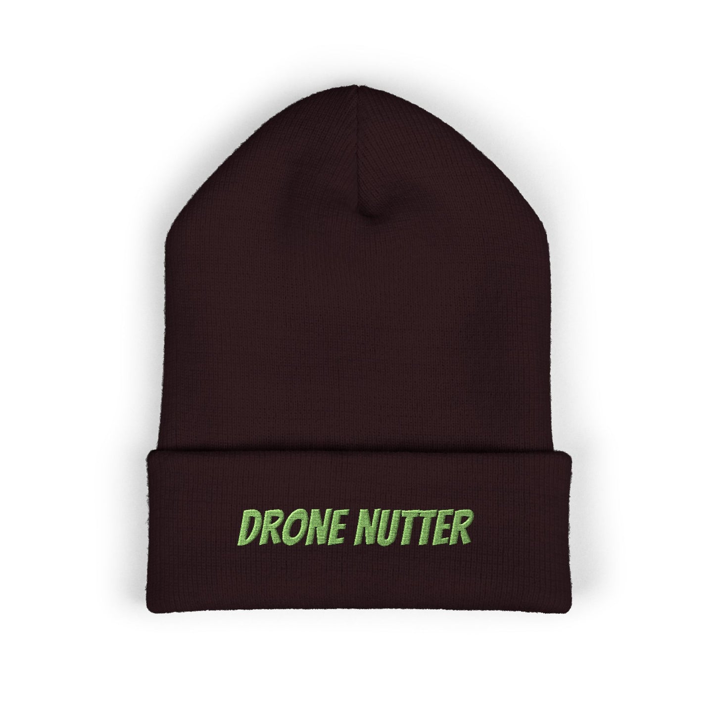 Drone Nutter Beanie, Classic Cuffed Beanie, Funny Gifts for Drone Lovers, Winter Wear, Casual Style Hat