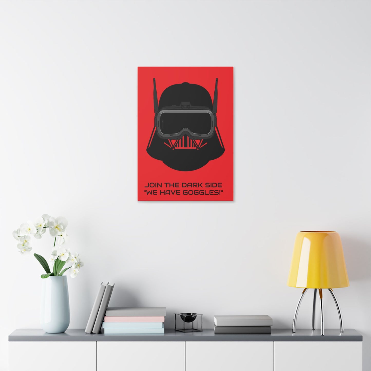 Canvas Print - FPV Funny Starwars Design
