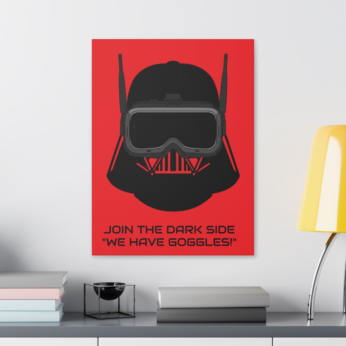 Canvas Print - FPV Funny Starwars Design