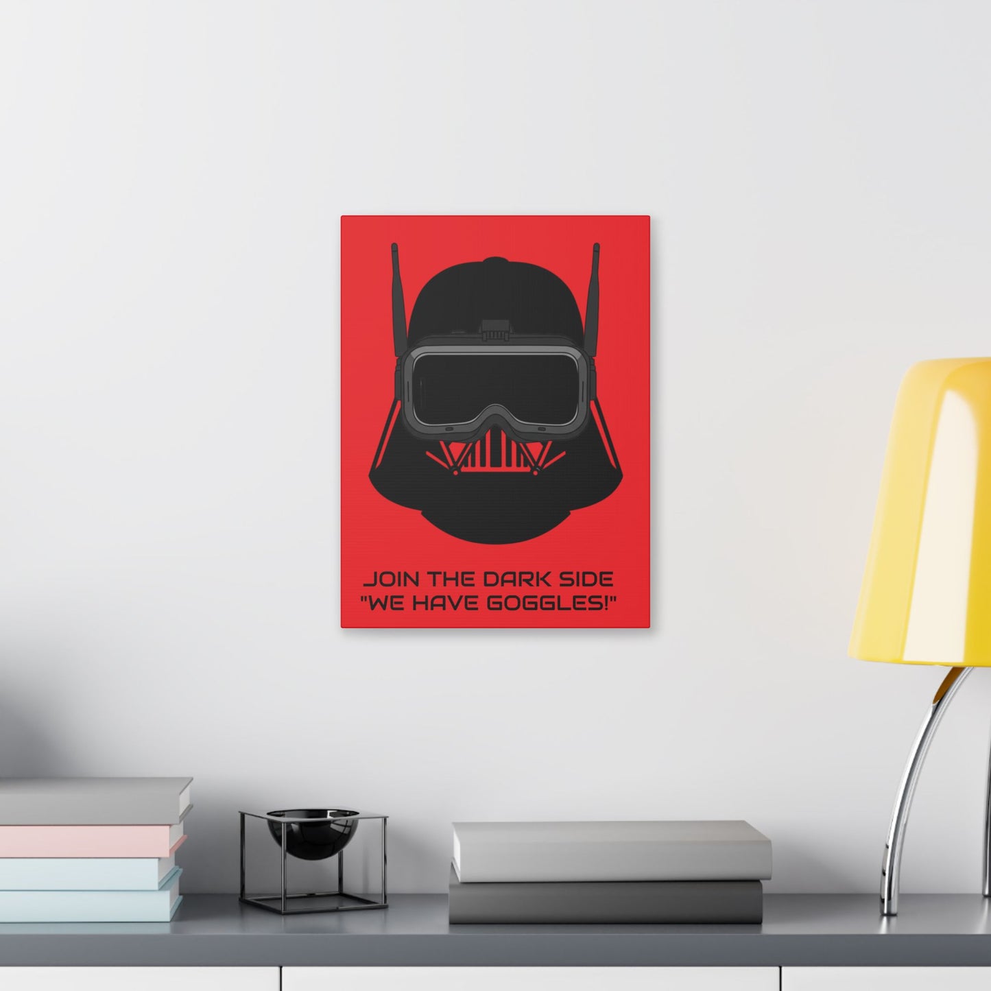 Canvas Print - FPV Funny Starwars Design