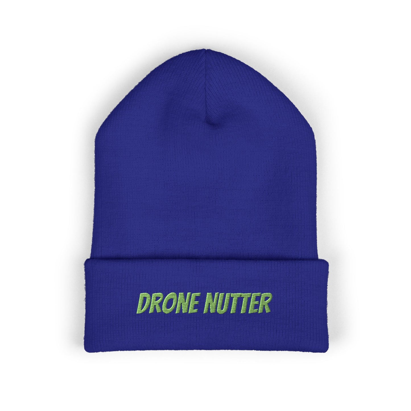 Drone Nutter Beanie, Classic Cuffed Beanie, Funny Gifts for Drone Lovers, Winter Wear, Casual Style Hat