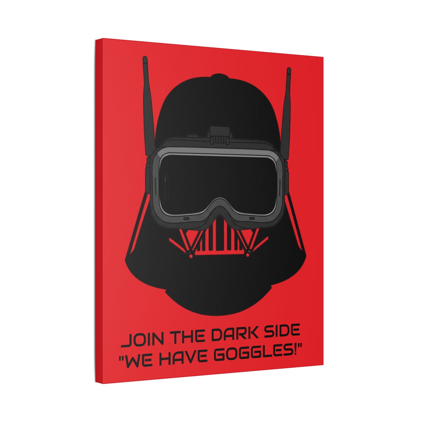 Canvas Print - FPV Funny Starwars Design