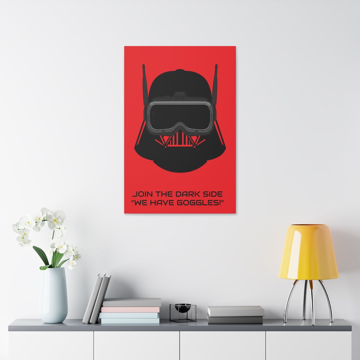 Canvas Print - FPV Funny Starwars Design