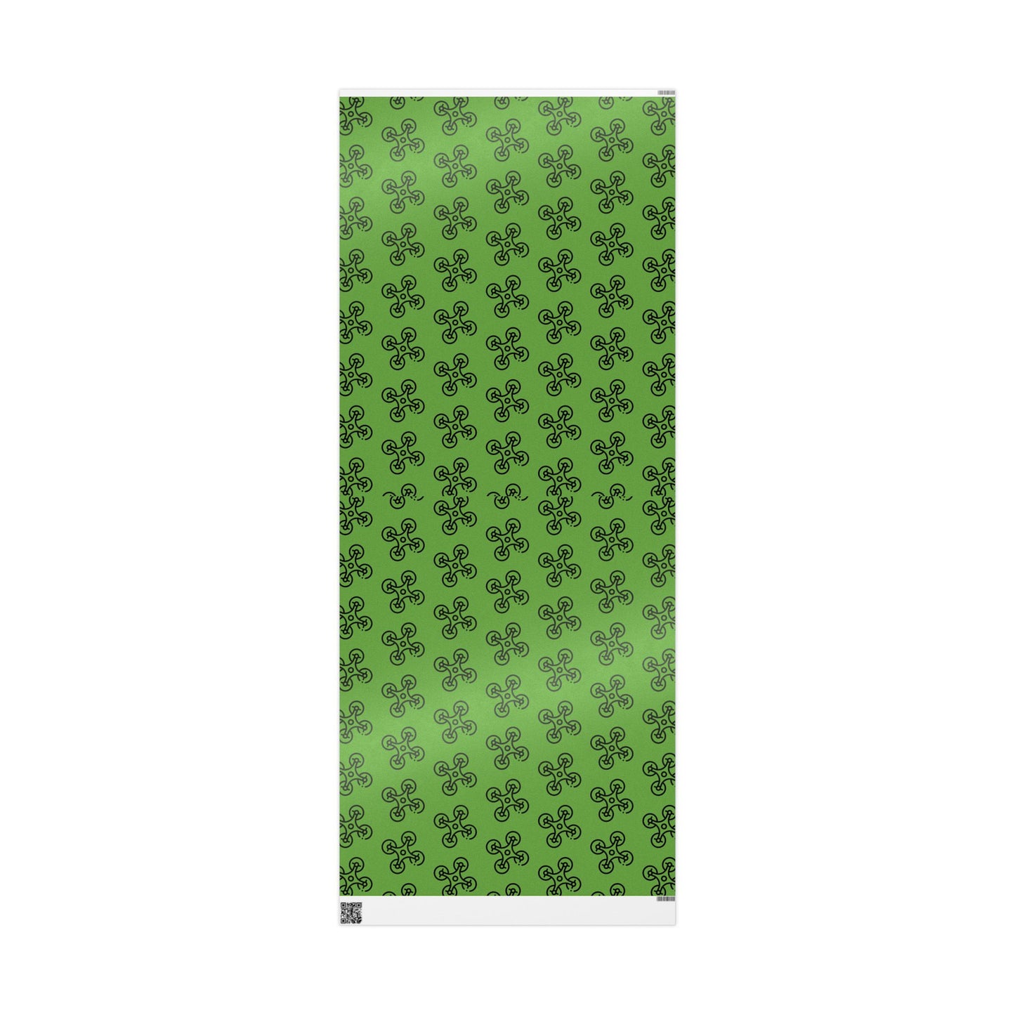 Green Drone Wrapping Paper, Unique Gift Wrap for Tech Lovers, Birthday, Christmas, Eco-Friendly, Creative Present Ideas