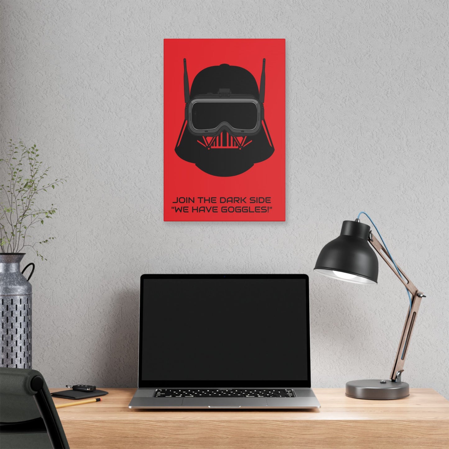 Canvas Print - FPV Funny Starwars Design