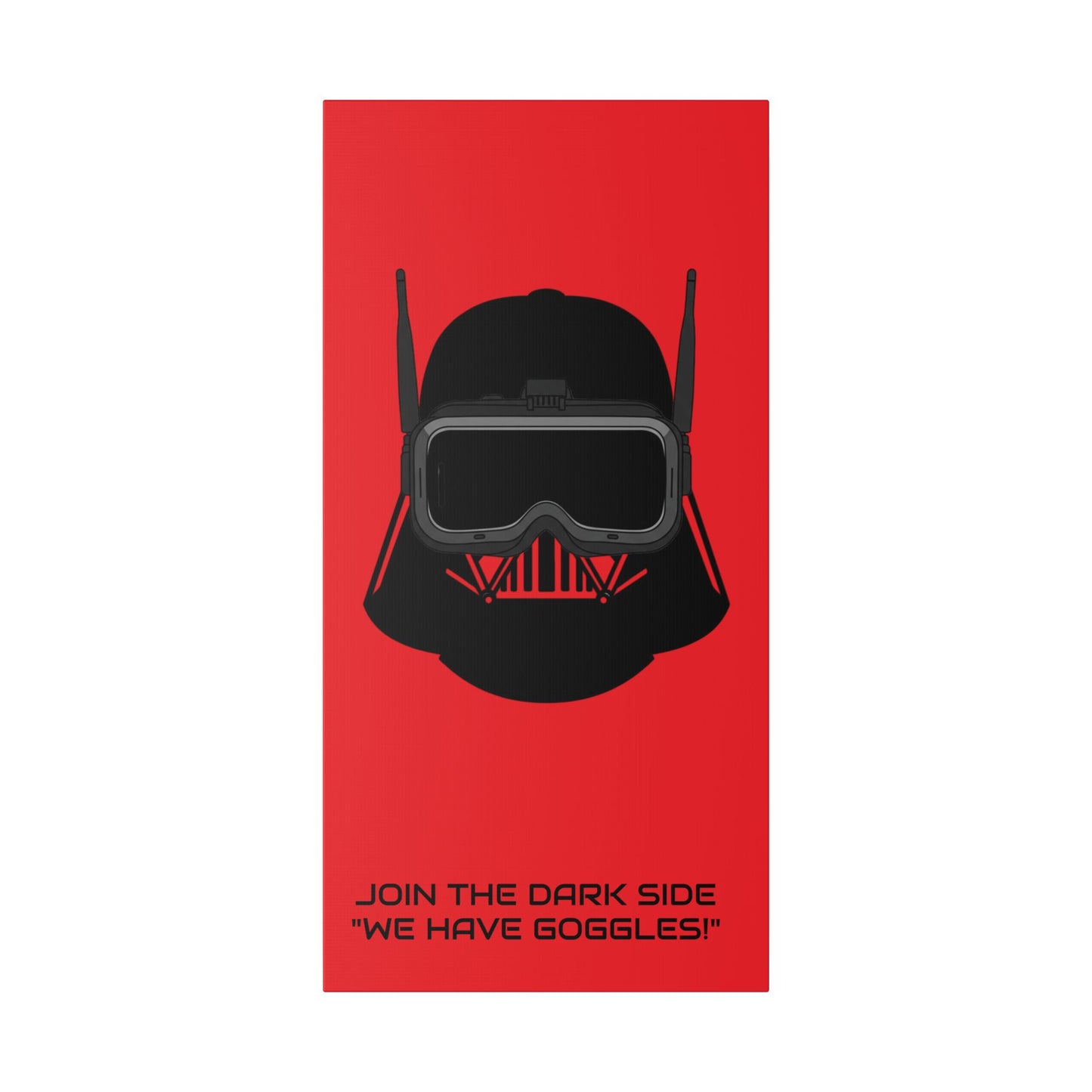 Canvas Print - FPV Funny Starwars Design