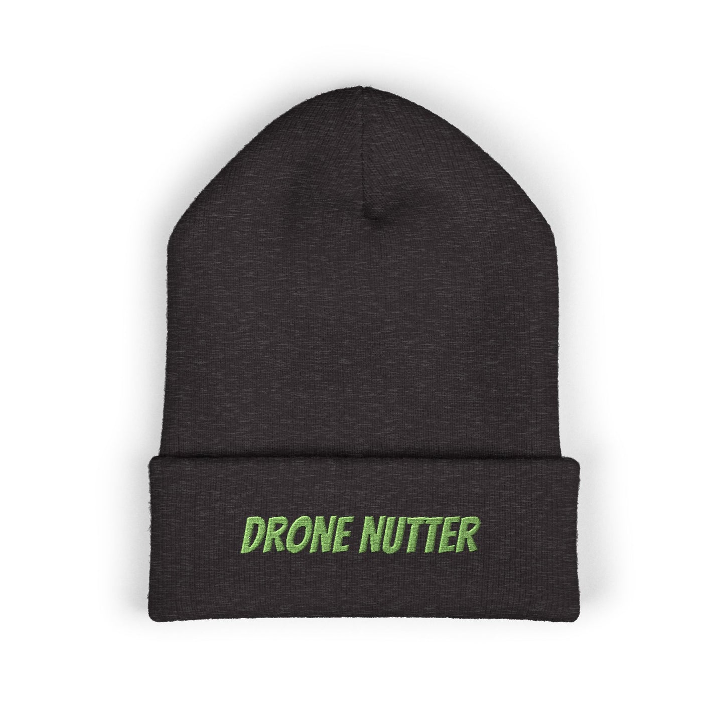Drone Nutter Beanie, Classic Cuffed Beanie, Funny Gifts for Drone Lovers, Winter Wear, Casual Style Hat