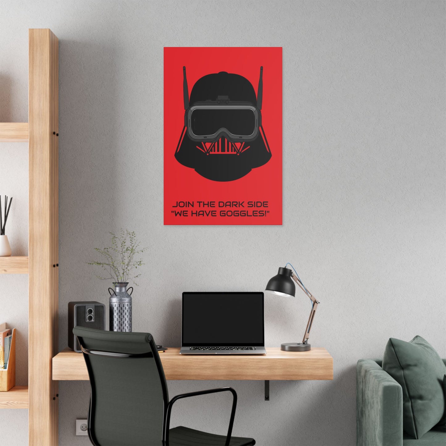 Canvas Print - FPV Funny Starwars Design