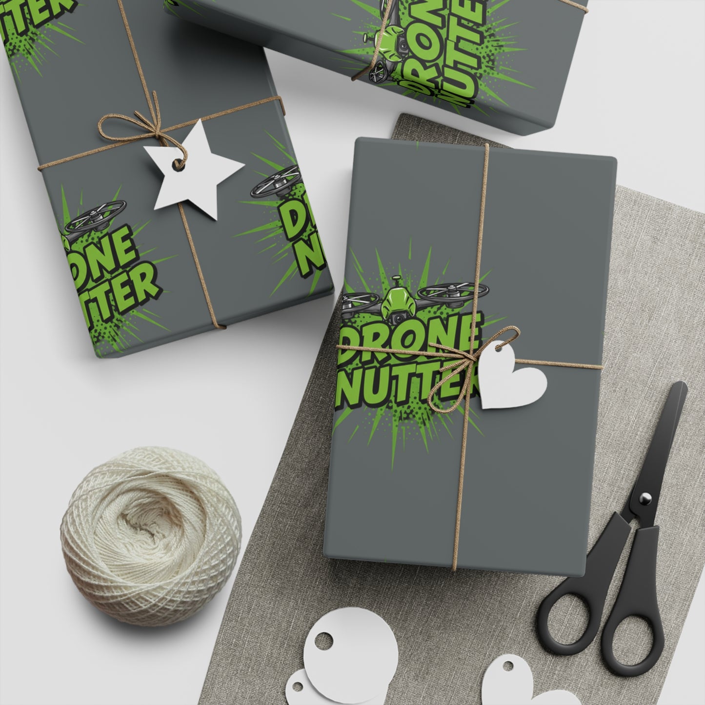 Funny Gift Wrapping Paper, Unique Gift Wrap for Birthdays, Holidays, Drone Enthusiast Gifts, Eco-Friendly Wrap, Fun Party Supplies