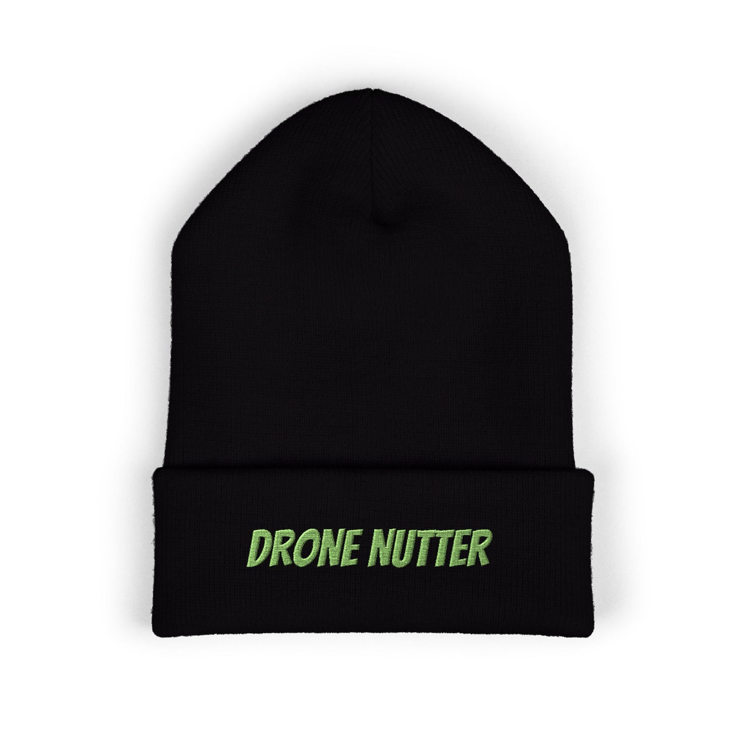 Drone Nutter Beanie, Classic Cuffed Beanie, Funny Gifts for Drone Lovers, Winter Wear, Casual Style Hat