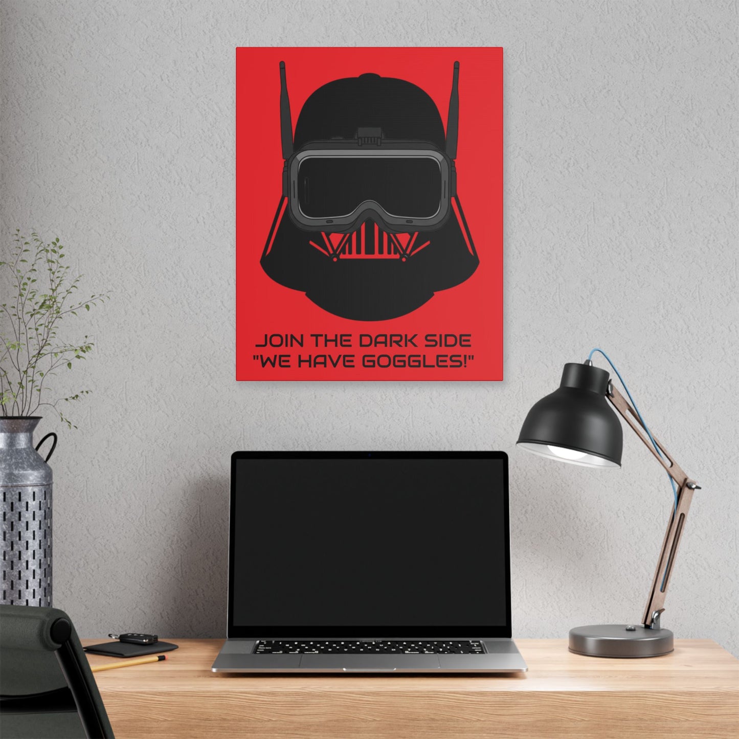Canvas Print - FPV Funny Starwars Design