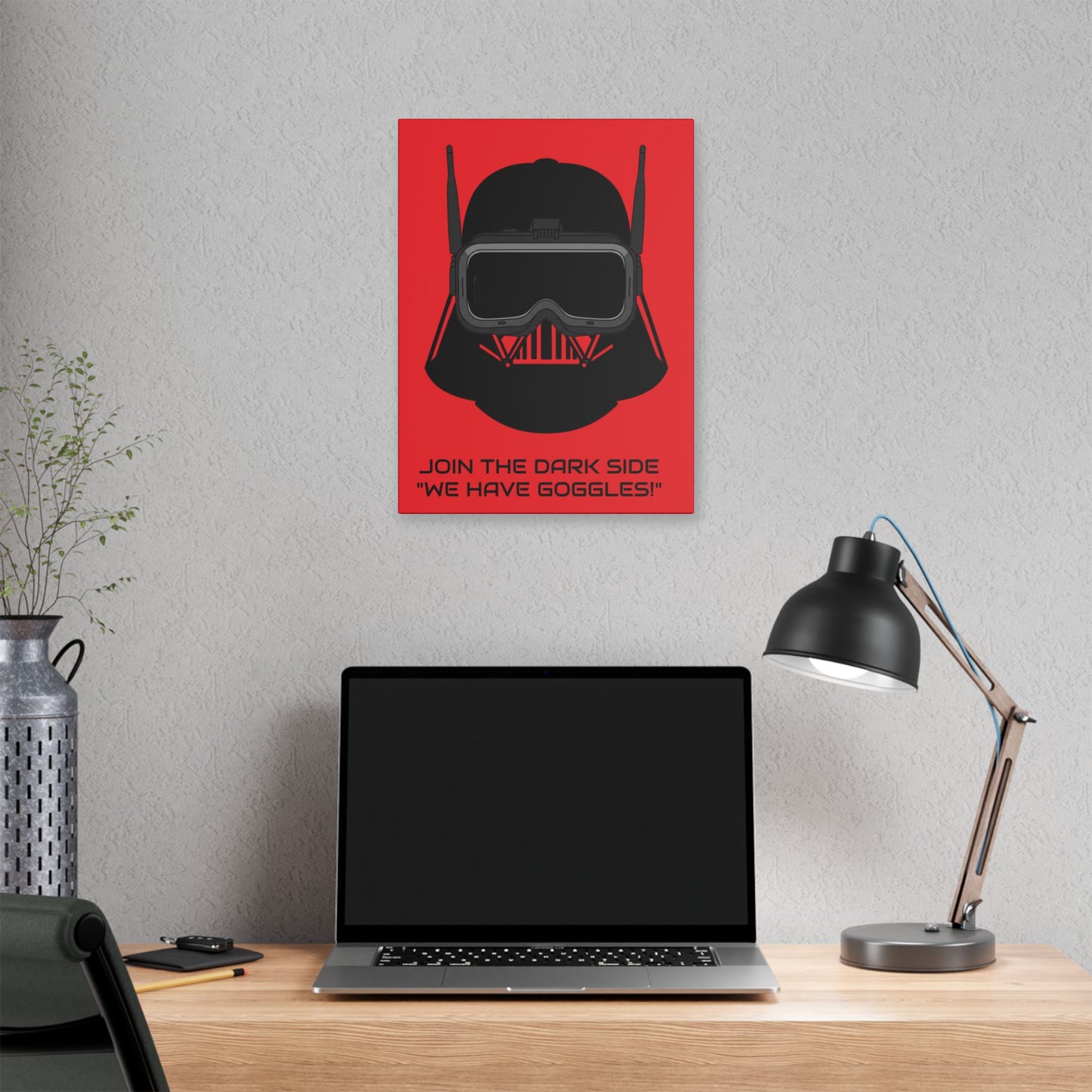 Canvas Print - FPV Funny Starwars Design