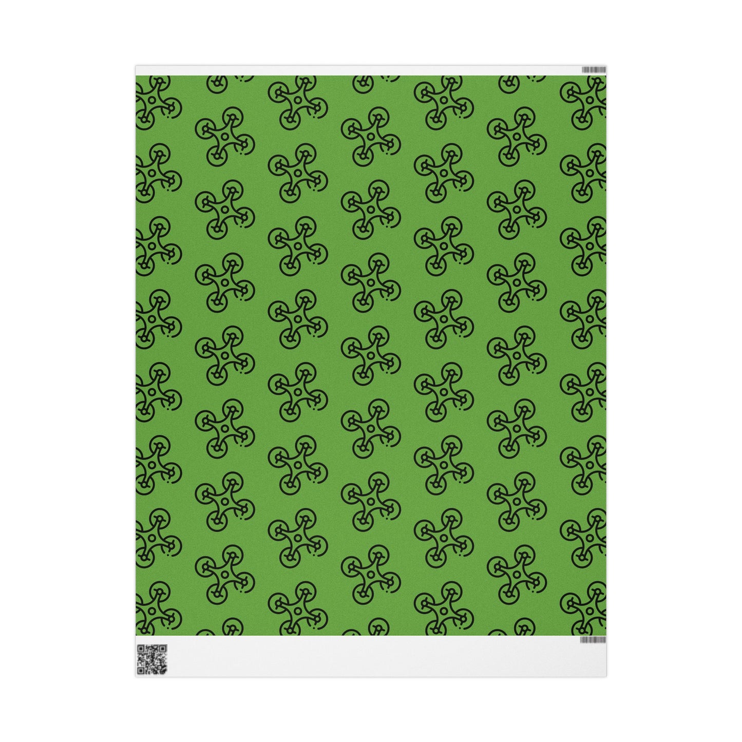 Green Drone Wrapping Paper, Unique Gift Wrap for Tech Lovers, Birthday, Christmas, Eco-Friendly, Creative Present Ideas