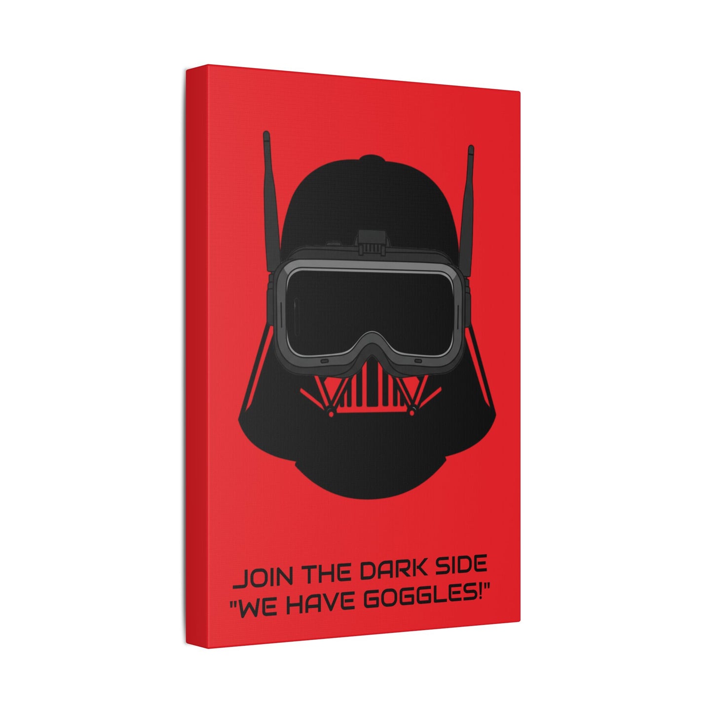 Canvas Print - FPV Funny Starwars Design