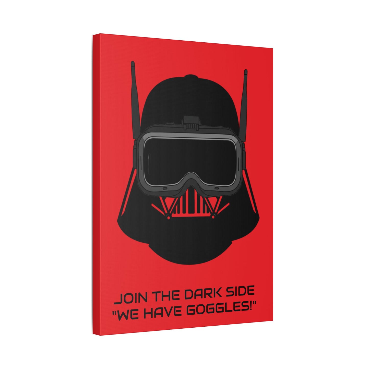 Canvas Print - FPV Funny Starwars Design