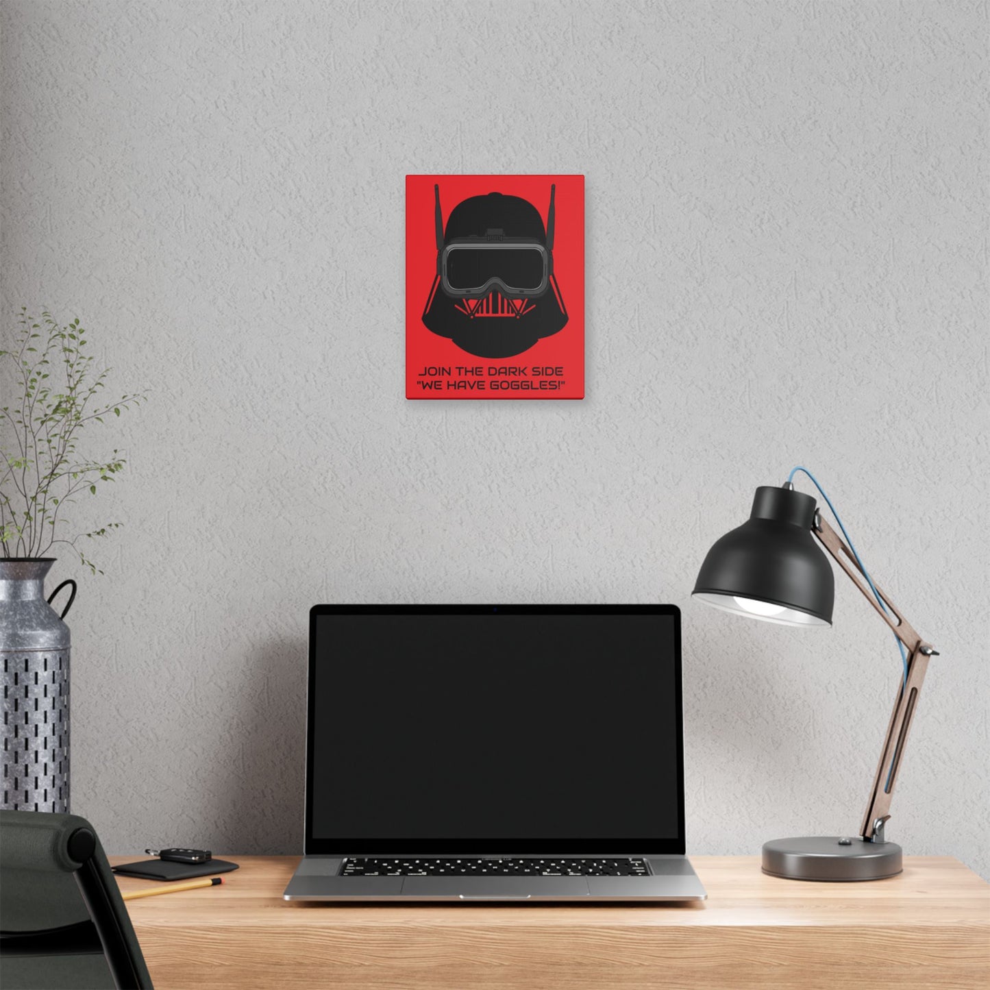 Canvas Print - FPV Funny Starwars Design