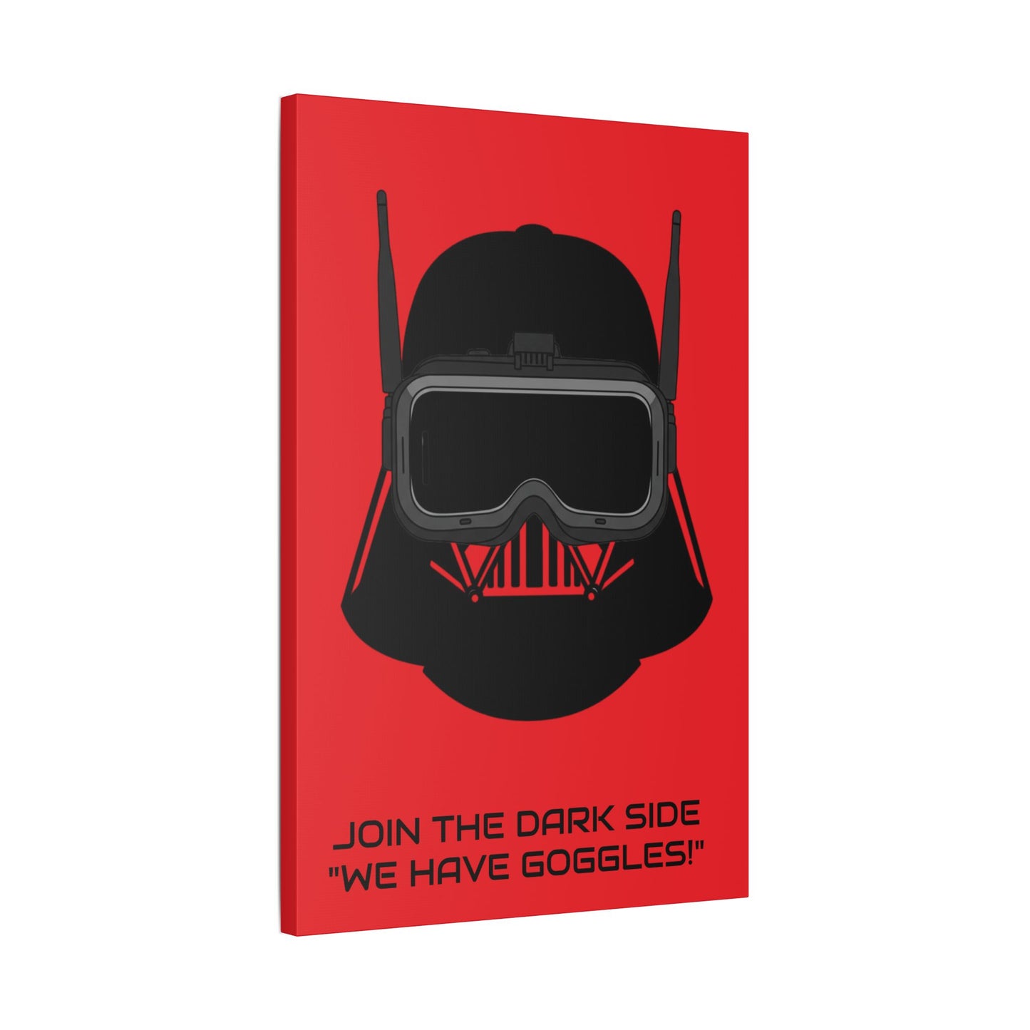Canvas Print - FPV Funny Starwars Design