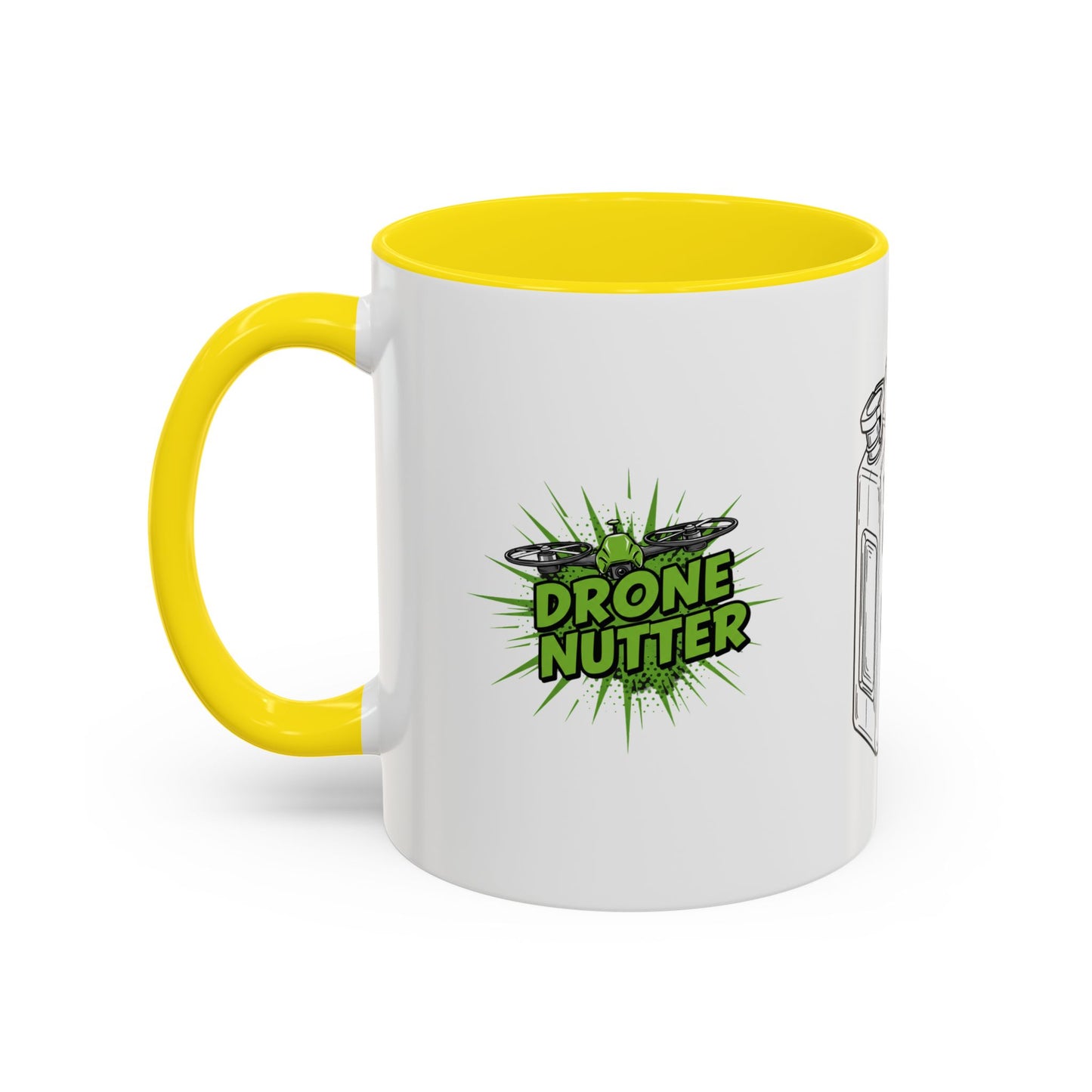 Drone Fuel Coffee Mug - Funny Mug for Pilots, Coffee Lovers, and Gift for Drone Enthusiasts, Office Humor, Personalized Drinkware