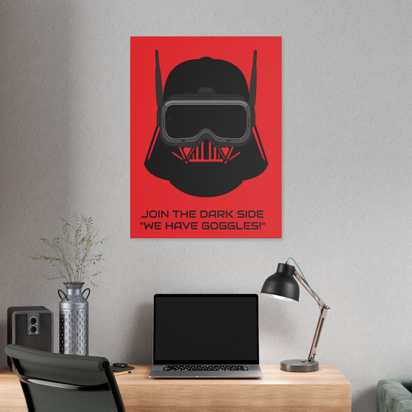 Canvas Print - FPV Funny Starwars Design