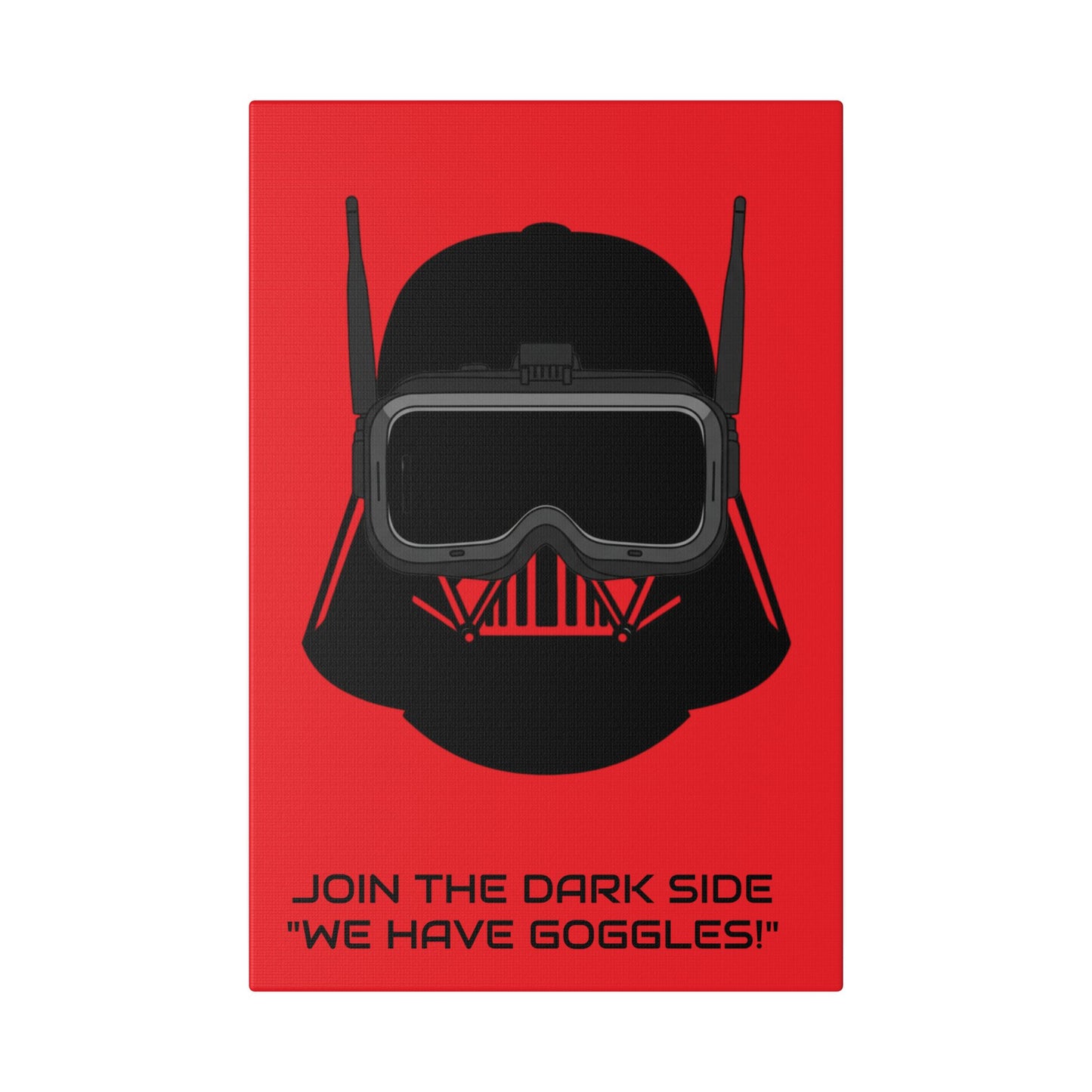 Canvas Print - FPV Funny Starwars Design