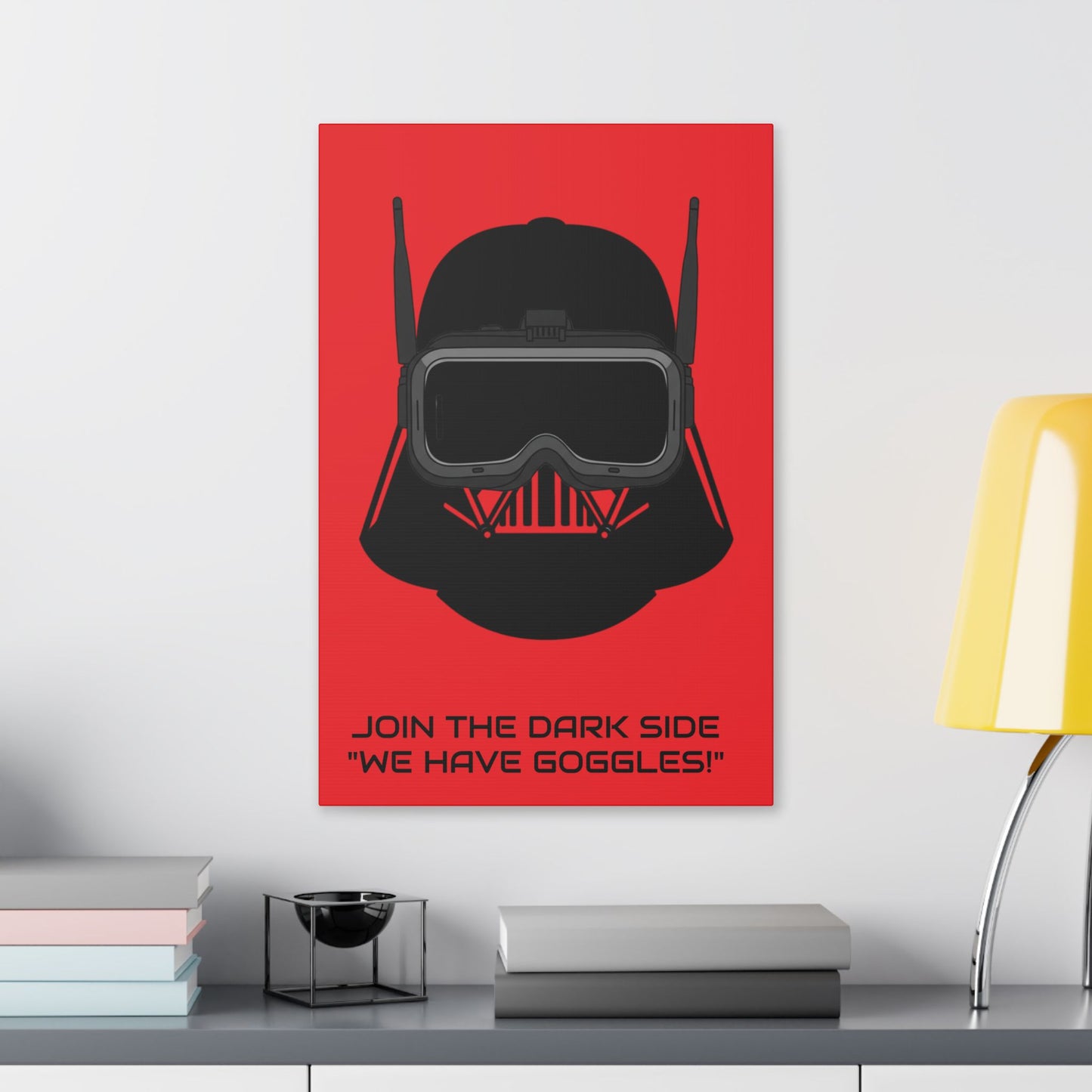 Canvas Print - FPV Funny Starwars Design