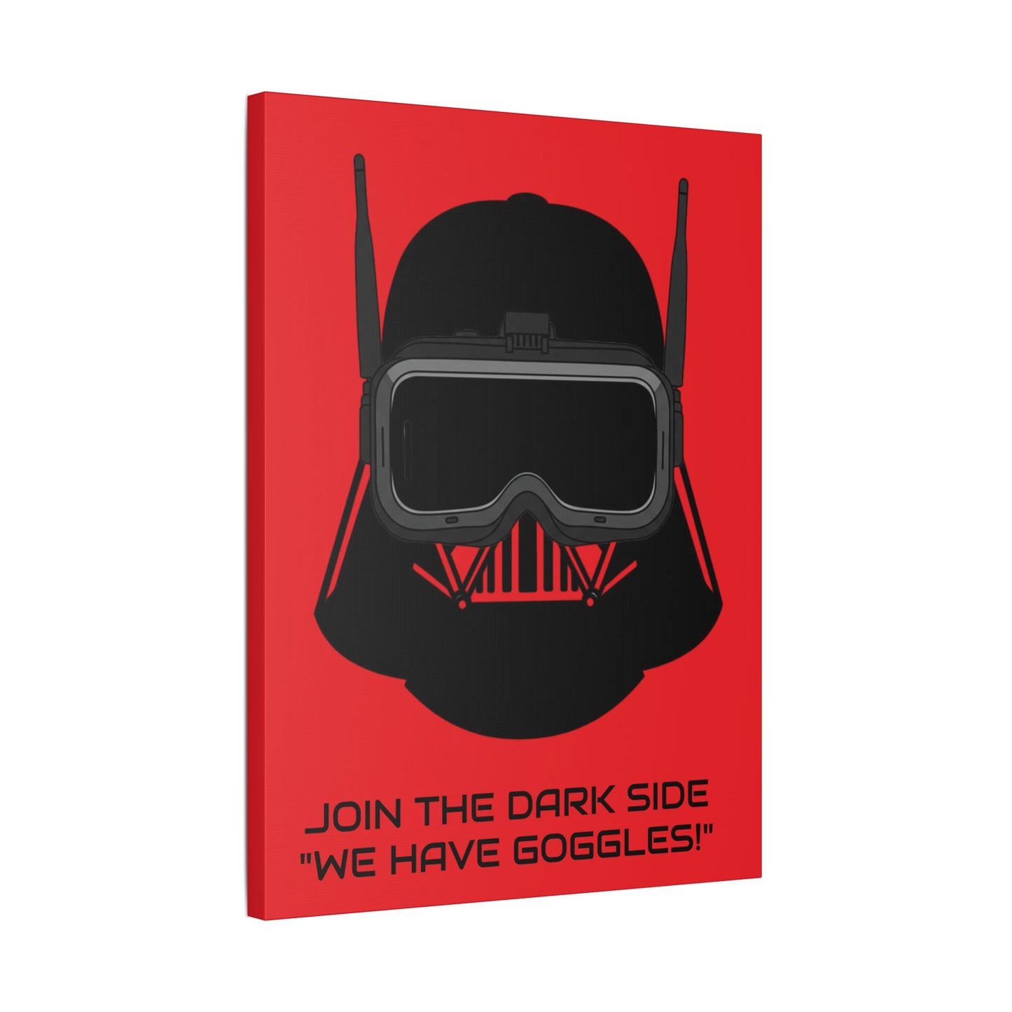 Canvas Print - FPV Funny Starwars Design