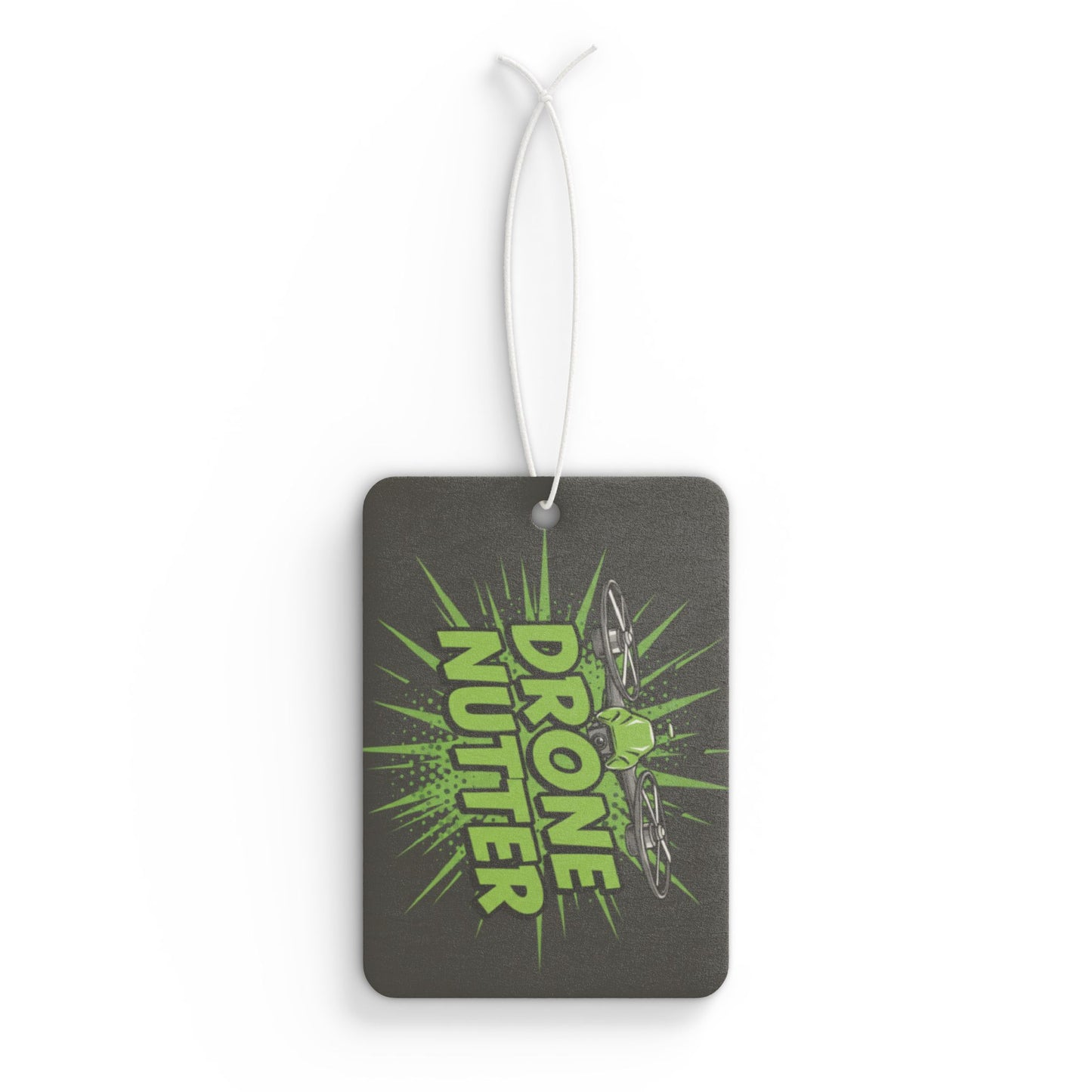 Drone Nutter Car Air Freshener, Funny Car Decor, Gifts for Drone Lovers, Unique Air Freshener, Geeky Car Accessories