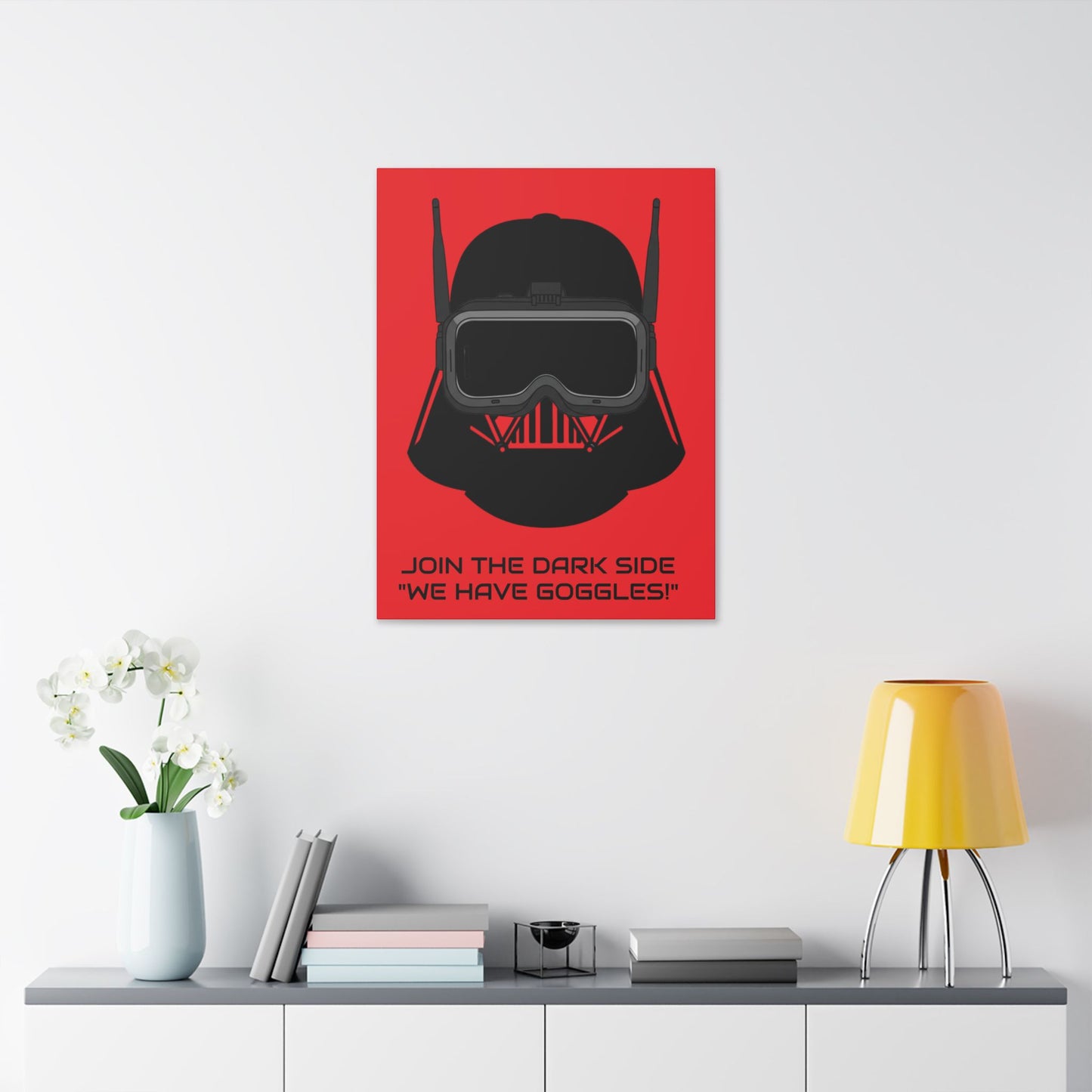 Canvas Print - FPV Funny Starwars Design