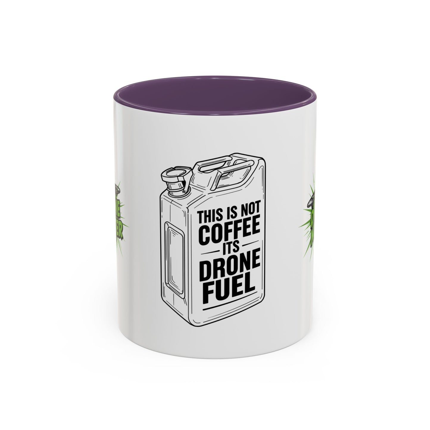Drone Fuel Coffee Mug - Funny Mug for Pilots, Coffee Lovers, and Gift for Drone Enthusiasts, Office Humor, Personalized Drinkware