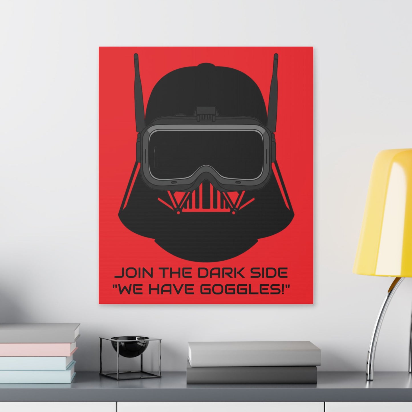 Canvas Print - FPV Funny Starwars Design