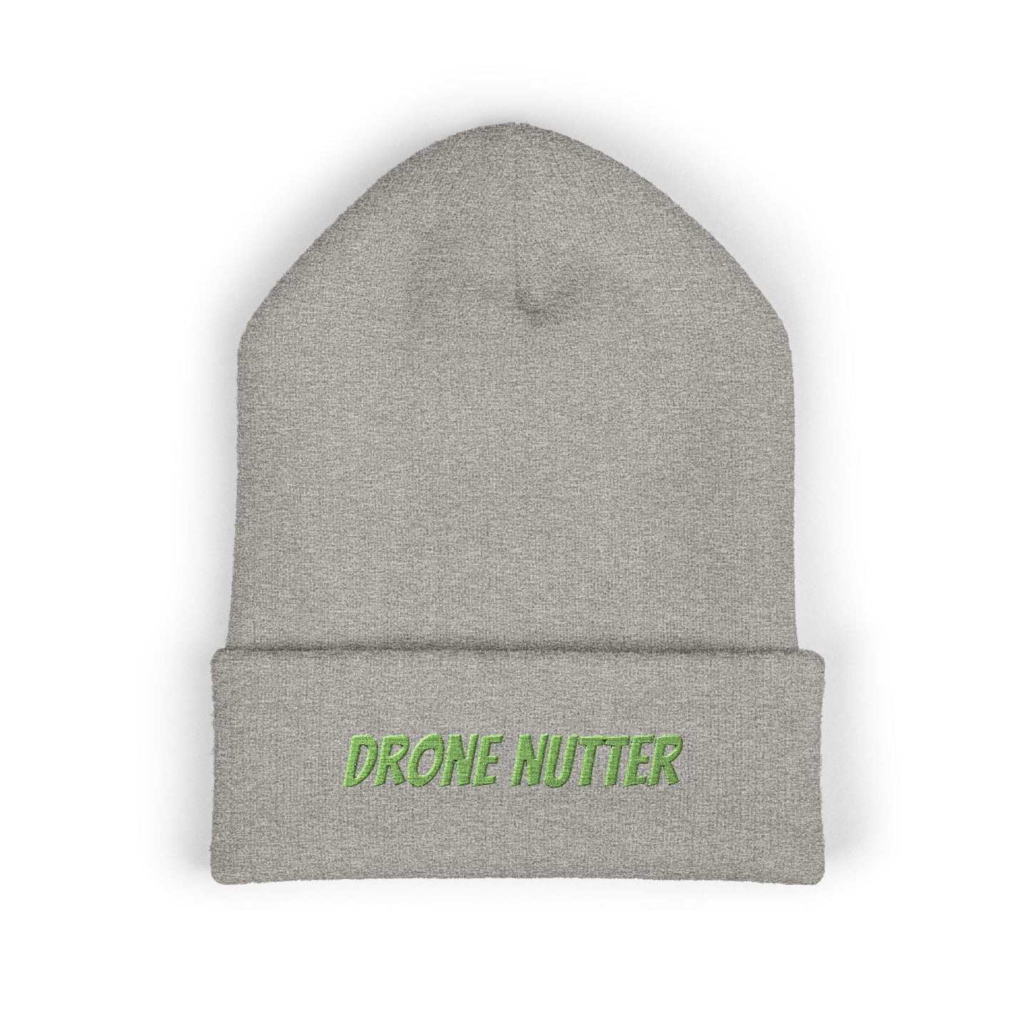 Drone Nutter Beanie, Classic Cuffed Beanie, Funny Gifts for Drone Lovers, Winter Wear, Casual Style Hat