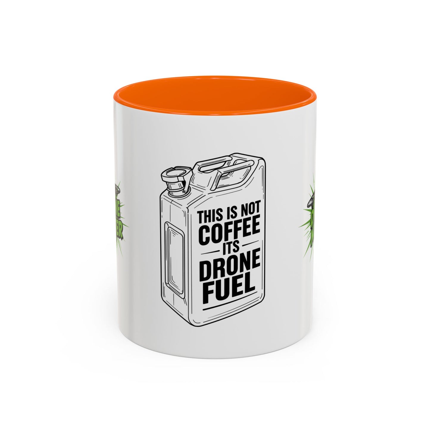 Drone Fuel Coffee Mug - Funny Mug for Pilots, Coffee Lovers, and Gift for Drone Enthusiasts, Office Humor, Personalized Drinkware